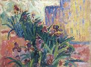 Paul Signac irises oil painting artist